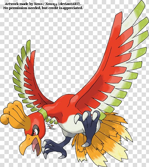Pokémon Ranger: Guardian Signs Pokémon HeartGold and SoulSilver Ho-Oh Articuno, Ho Hey transparent background PNG clipart