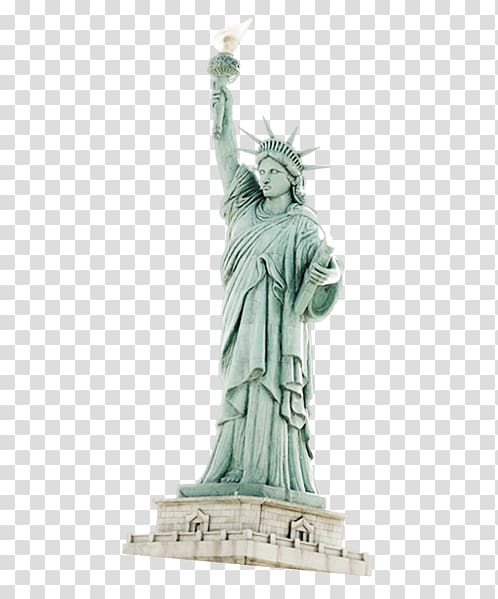 Statue of Liberty Eiffel Tower Sydney Opera House Tourist attraction, Statue of Liberty transparent background PNG clipart