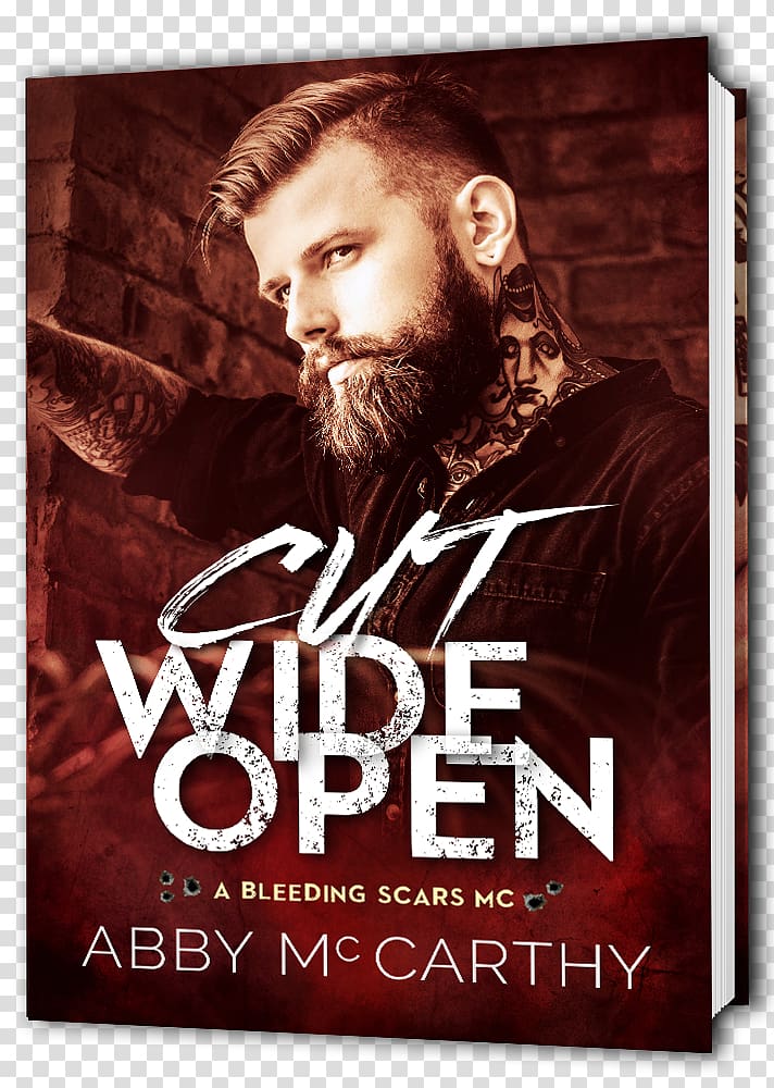 Cut Wide Open: A Bleeding Scars MC Abby McCarthy Stronger Than This Book Paperback, book transparent background PNG clipart
