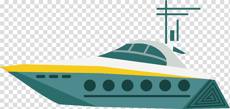Yacht Ship Watercraft, Flat freight ships transparent background PNG clipart