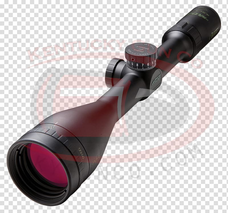Telescopic sight Reticle Long range shooting Red dot sight AR-15 style rifle, ak 47 flash hider transparent background PNG clipart