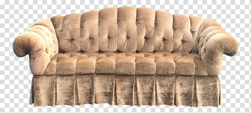 Loveseat Slipcover Couch Chair Studio apartment, chair transparent background PNG clipart