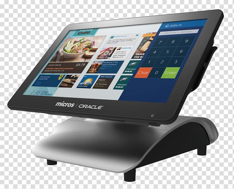 Point of sale Micros Systems POS Solutions Tablet Computers Oracle Corporation, others transparent background PNG clipart