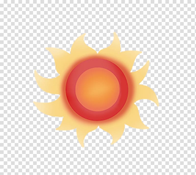 Circle , Cartoon sun transparent background PNG clipart