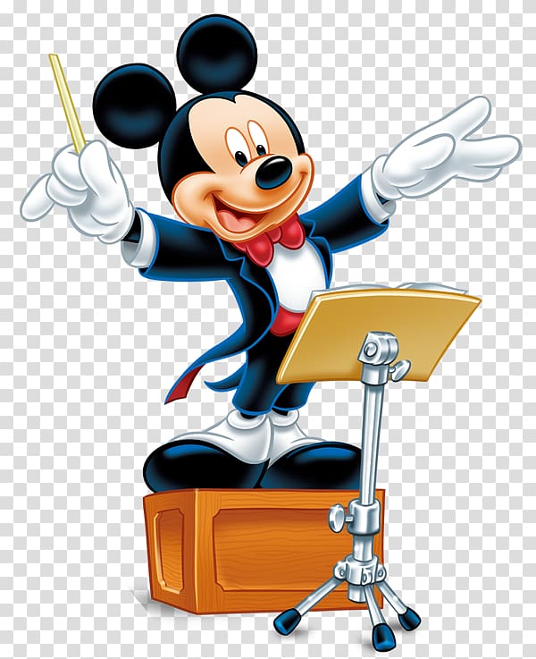 Mickey Mouse Minnie Mouse Music The Walt Disney Company , Maestro transparent background PNG clipart