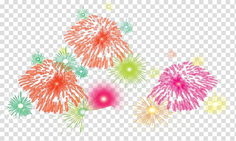 Fireworks, Color fireworks transparent background PNG clipart