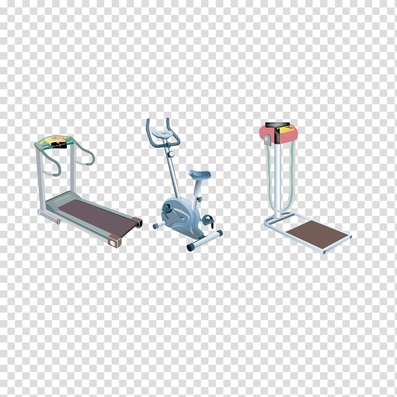 Sports equipment Physical fitness Icon, Fitness equipment treadmill material transparent background PNG clipart