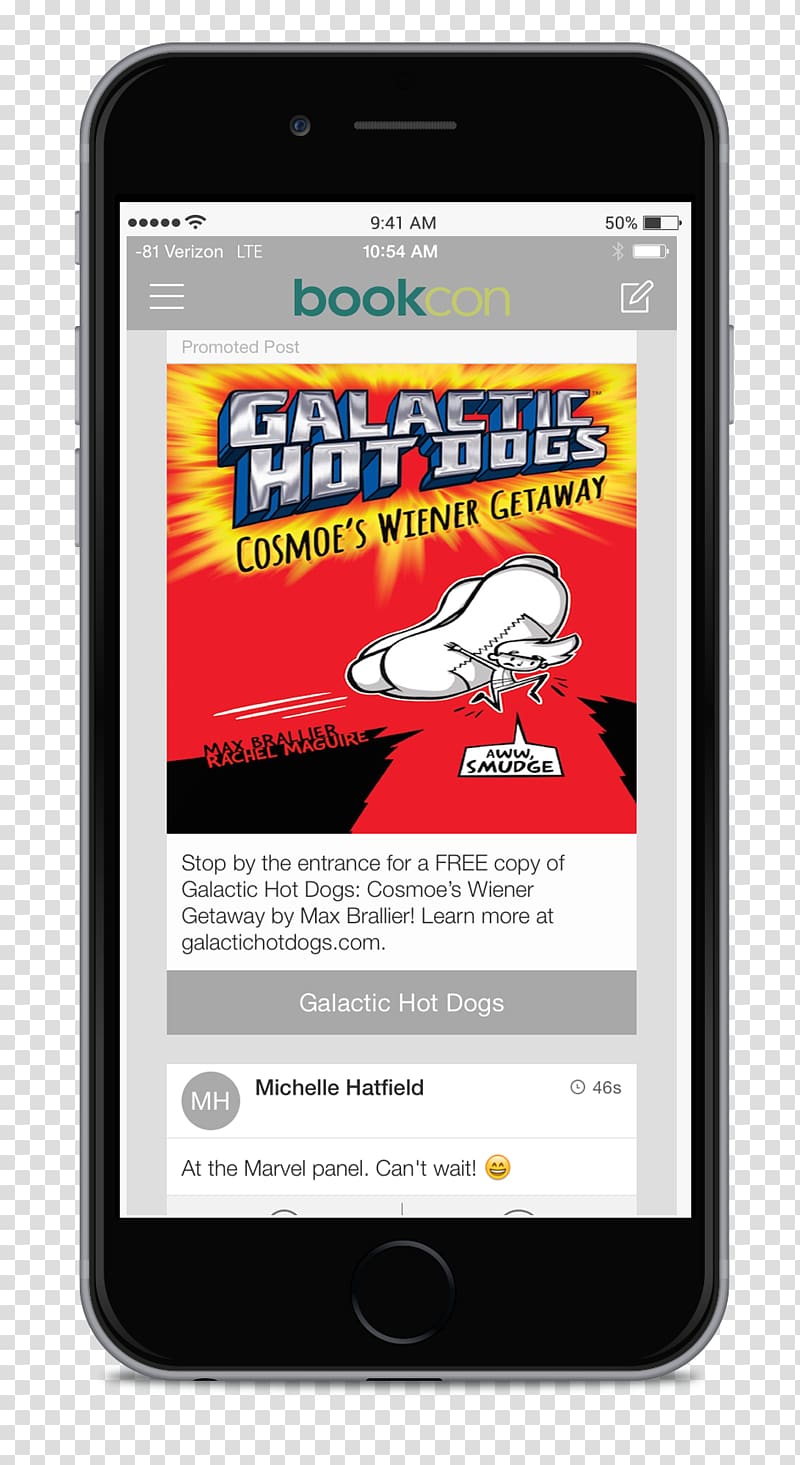 Smartphone Galactic Hot Dogs 1: Cosmoe's Wiener Getaway Feature phone Galactic Hot Dogs. Würstchen im Weltall Mobile Phones, smartphone transparent background PNG clipart