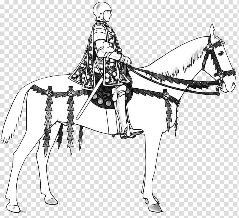 Horse Plate armour Body armor Knight, horse transparent background PNG clipart