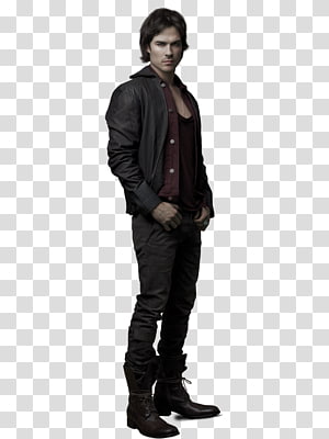 Damon, Vampire Diaries cast transparent background PNG clipart