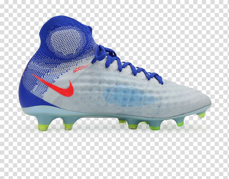 Football boot Cleat Nike Sports shoes, Nike Blue Soccer Ball Field transparent background PNG clipart