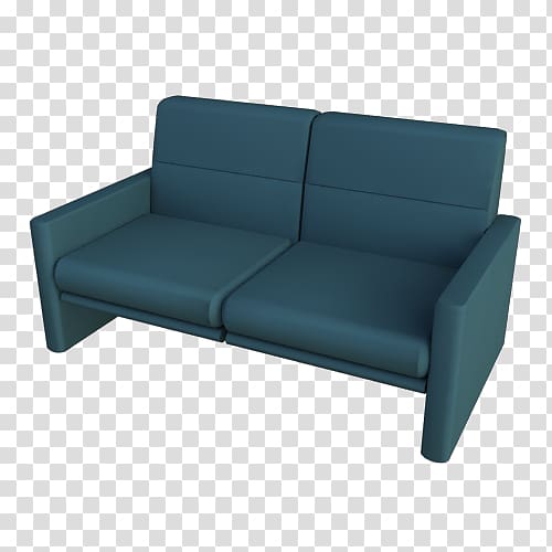 Sofa bed Loveseat Port Faux Leather (D8482) Couch Furniture, office interior transparent background PNG clipart