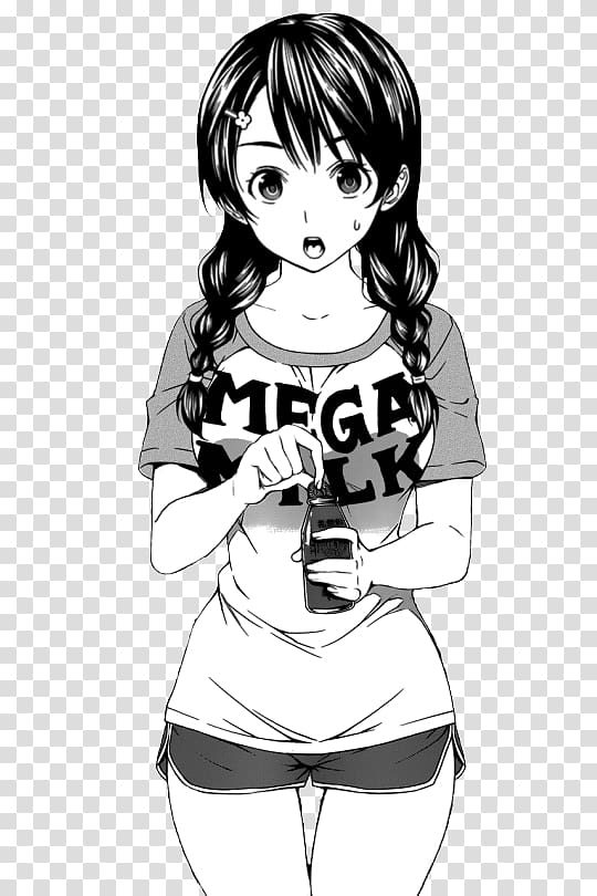 T-shirt Milk Food Wars!: Shokugeki no Soma Manga, T-shirt transparent background PNG clipart