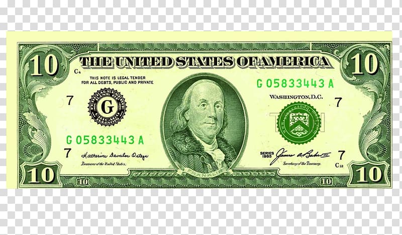 United States one hundred-dollar bill Banknote Federal Reserve Note United States Dollar, One US dollar transparent background PNG clipart