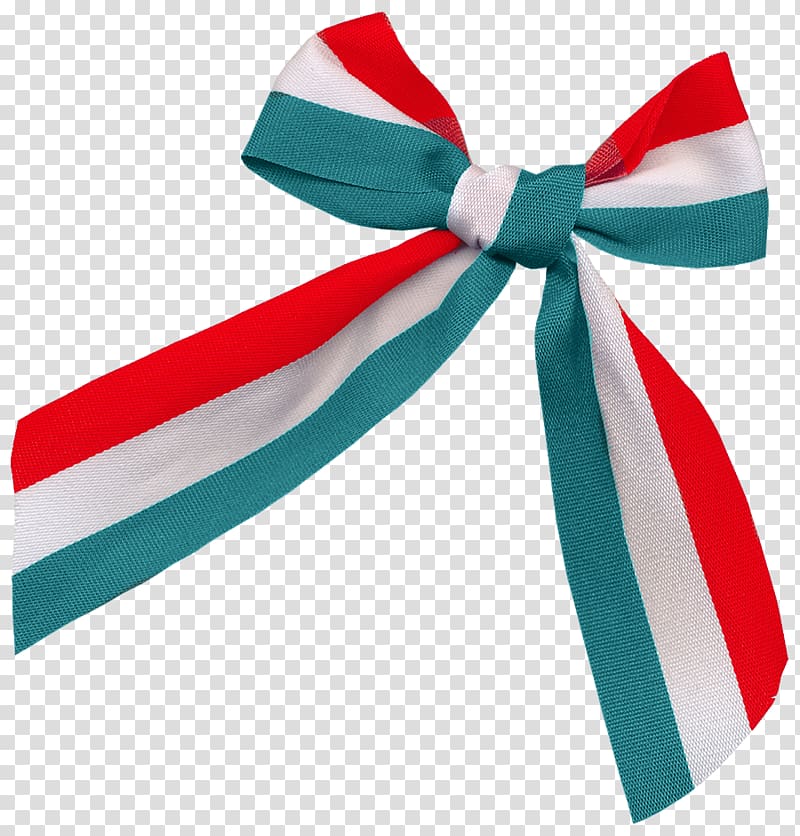 Ribbon Tricolour, Tricolor bow transparent background PNG clipart