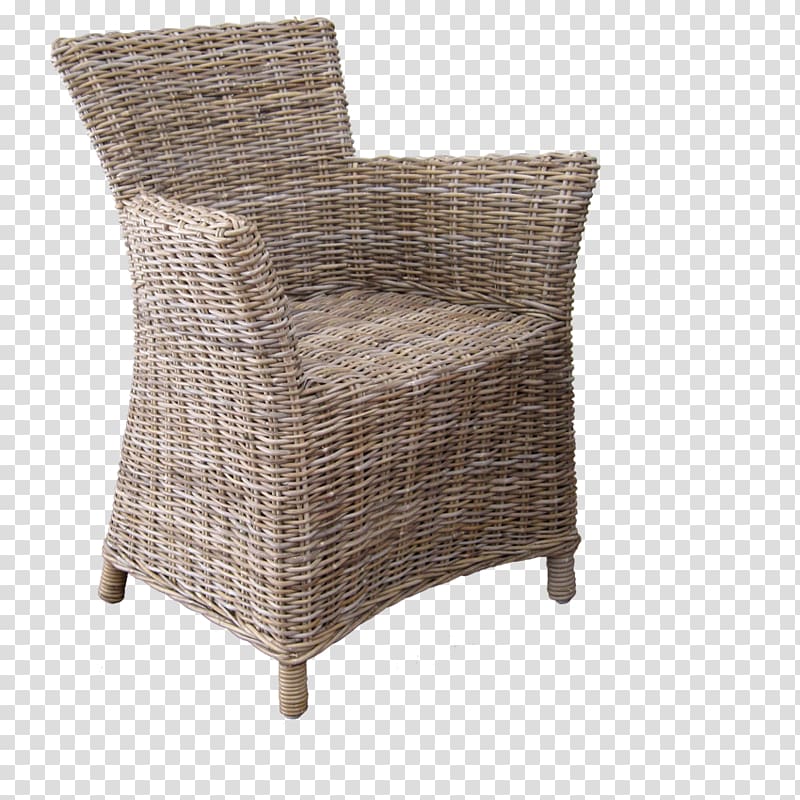 Wing chair Furniture Wicker Rattan, rattan transparent background PNG clipart