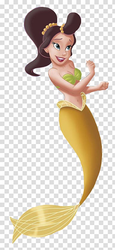 Ariel The Little Mermaid Attina Alana Queen Athena, Disney Princess transparent background PNG clipart