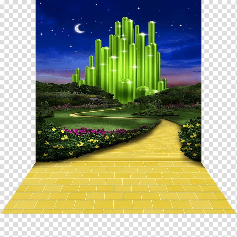 The Wizard Dorothy Gale Emerald City Desktop Yellow brick road, backdrop transparent background PNG clipart