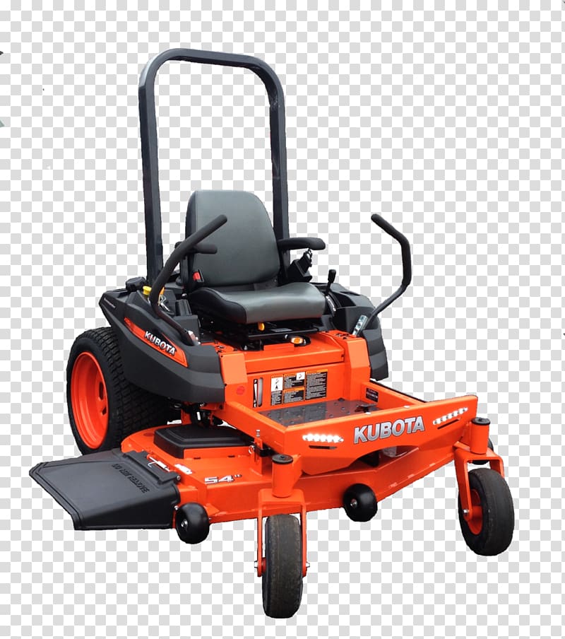 Lawn Mowers Zero-turn mower Kubota Corporation Tractor, lawn transparent background PNG clipart
