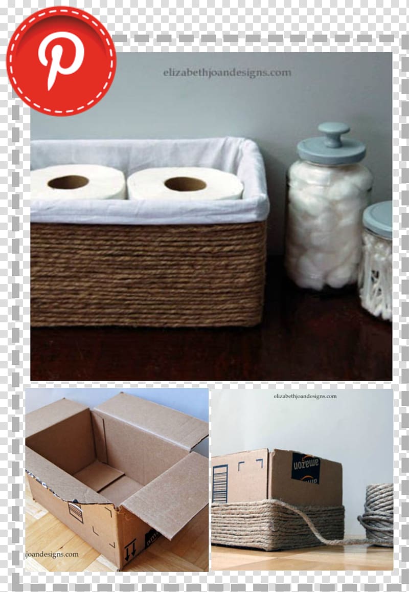 Basket Cardboard box Do it yourself Bathroom, diy album transparent background PNG clipart