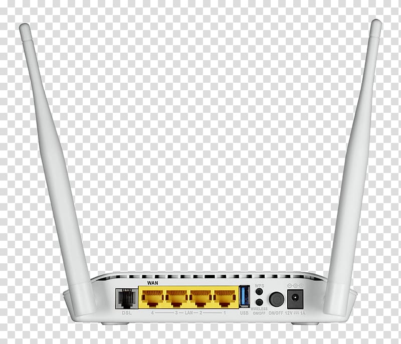 Wireless Access Points DSL modem Wireless router, wps button on router transparent background PNG clipart