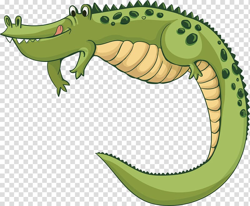 Euclidean , Green crocodile transparent background PNG clipart