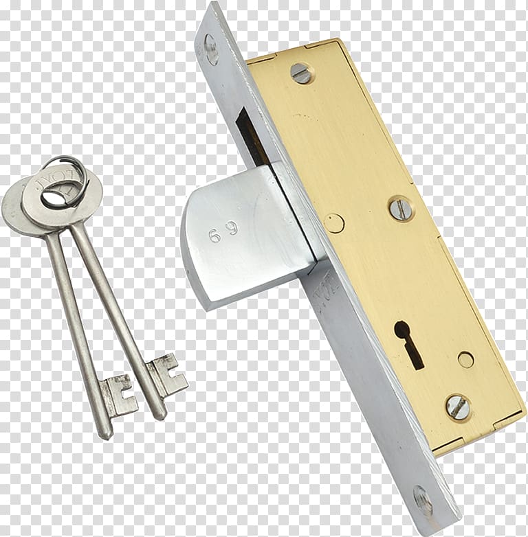 Mortise lock Brass Door Aluminium, Brass transparent background PNG clipart