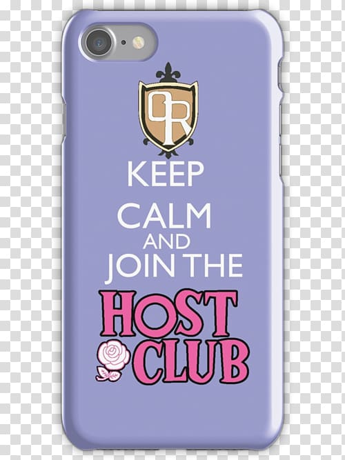 Ouran High School Host Club Keep Calm and Carry On T-shirt Anime, high scool transparent background PNG clipart