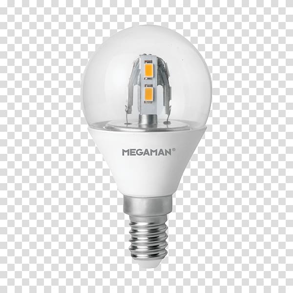 Lighting Edison screw LED lamp Megaman Incandescent light bulb, light bulb material transparent background PNG clipart