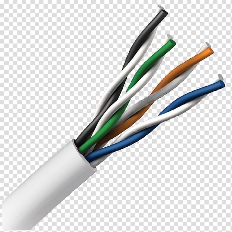 Twisted pair Category 6 cable Network Cables Skrętka nieekranowana Electrical cable, Utp transparent background PNG clipart