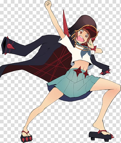 Mako Mankanshoku Ryuko Matoi Nonon Jakuzure Anime Goku, Anime transparent background PNG clipart