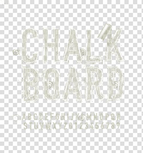 Paper White Chalk Numerical digit Font, Chalk number transparent background PNG clipart