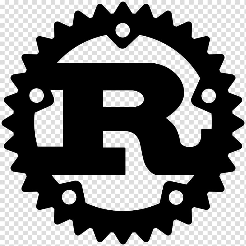 Rust System programming language C++ Logo, gears transparent background PNG clipart