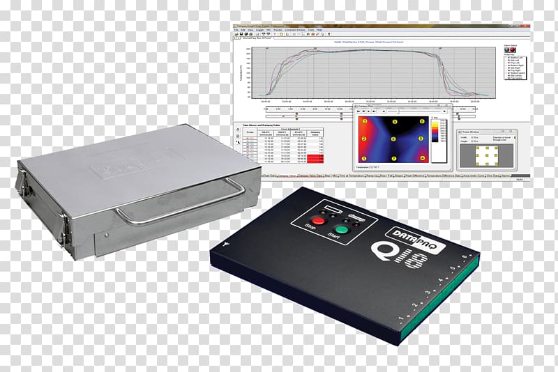 Thermal profiling Furnace Datapaq Reflow oven, glass infrared cooker transparent background PNG clipart