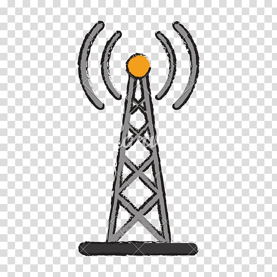 Aerials Cartoon Drawing Radio, antenna transparent background PNG clipart
