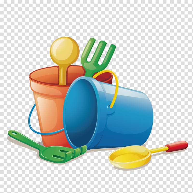 sand toy set , Beach Toy Child Illustration, beach bucket transparent background PNG clipart