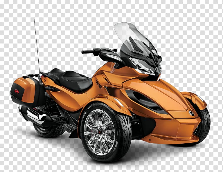 Car BRP Can-Am Spyder Roadster Can-Am motorcycles Touring motorcycle, car transparent background PNG clipart