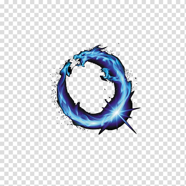 Circle Computer , Ice dragon transparent background PNG clipart