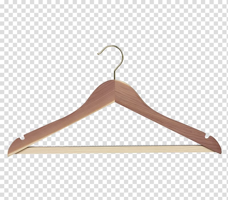 Clothes hanger Clothing Basic Hanger with Bar Woodlore Houten kledinghangers wit, wood transparent background PNG clipart