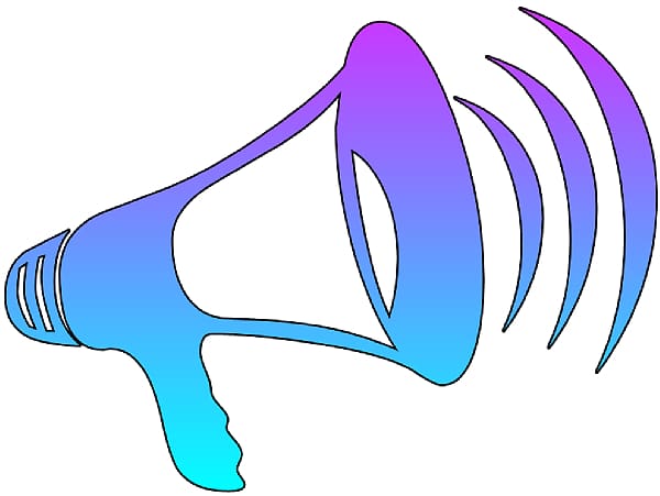 Megaphone Cheerleading Free content , Yay Team transparent background PNG clipart