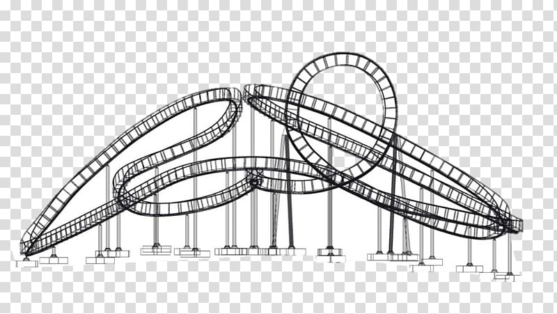 Roller coaster Bachelor's degree Masterarbeit Master's Degree Diploma, roller coaster drawing transparent background PNG clipart