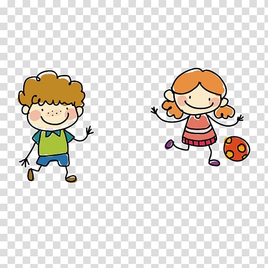 Child Drawing Cartoon , Happy Children transparent background PNG clipart