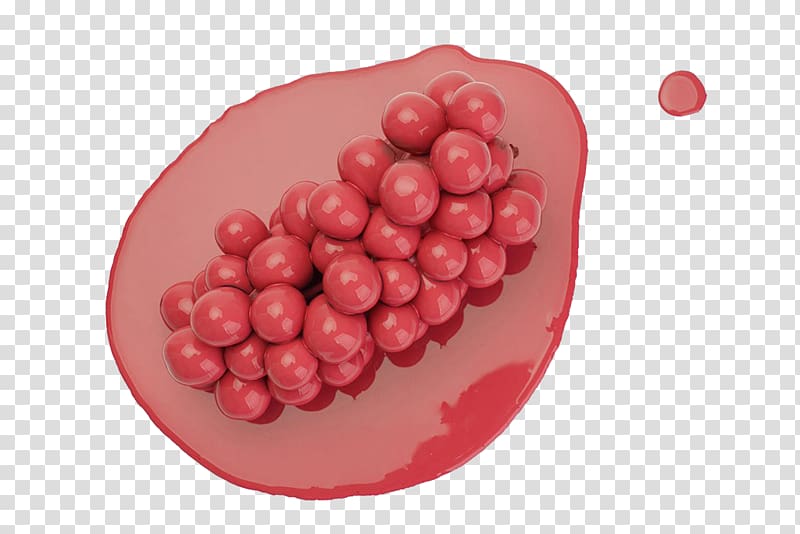 Cranberry Food Grape No, The grapes are painted transparent background PNG clipart