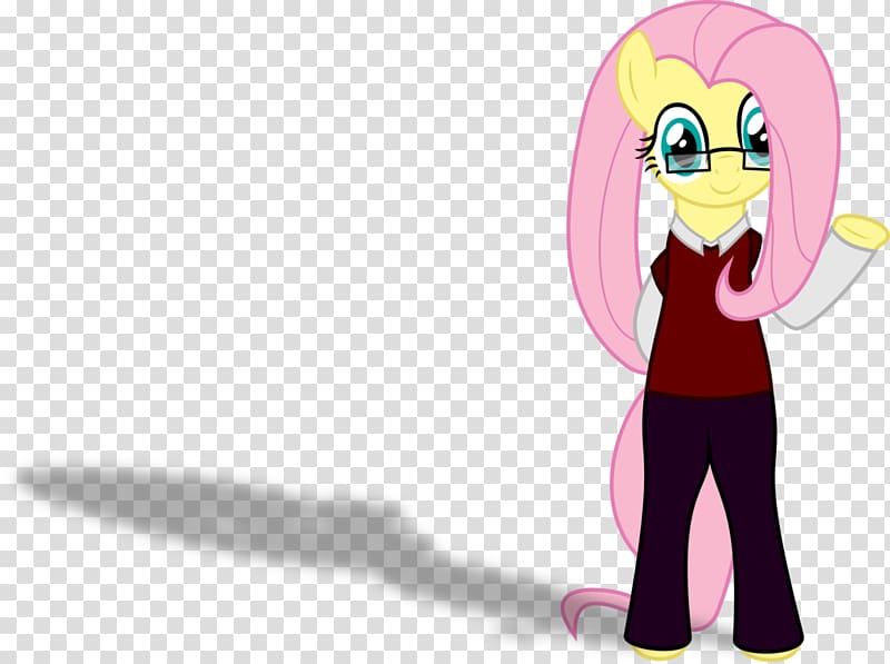 Fluttershy Pony, luminescent transparent background PNG clipart