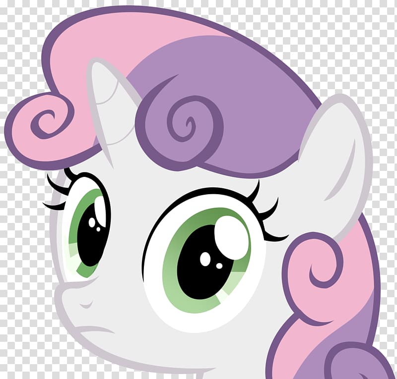 Sweetie Belle Apple Bloom YouTube, unicorn face transparent background PNG clipart