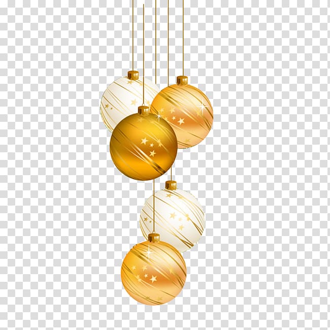 Christmas ornament Adobe Illustrator, Golden Christmas Charm transparent background PNG clipart