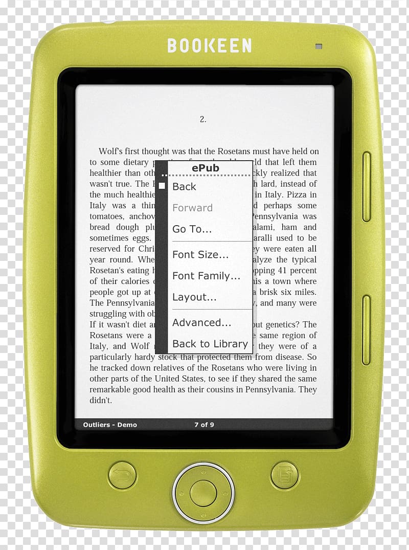 Comparison of e-readers Cybook Opus Bookeen Cybook Gen3, Bookeen transparent background PNG clipart