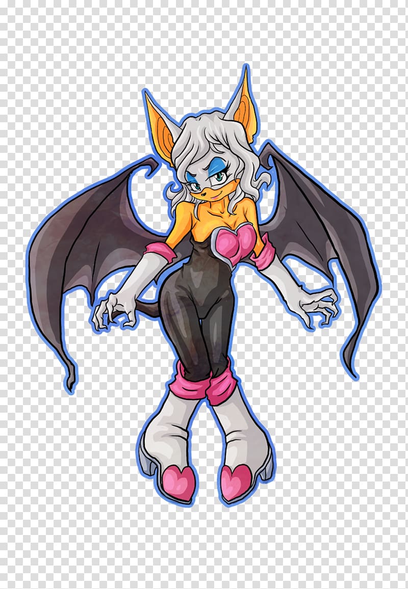 Rouge the Bat Sonic the Hedgehog Art Amy Rose Archie Comics, bat transparent background PNG clipart