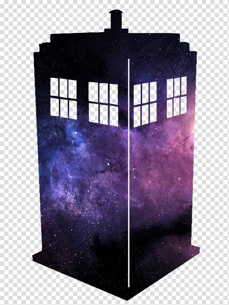 black and purple illustration, Doctor TARDIS Cyberman, doctor who transparent background PNG clipart