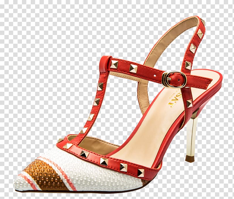 Sandal Shoe High-heeled footwear, Ms. sandals transparent background PNG clipart
